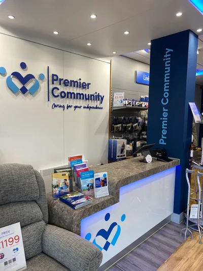 Inside Premier Community 'sIlkeston Mobility Shop