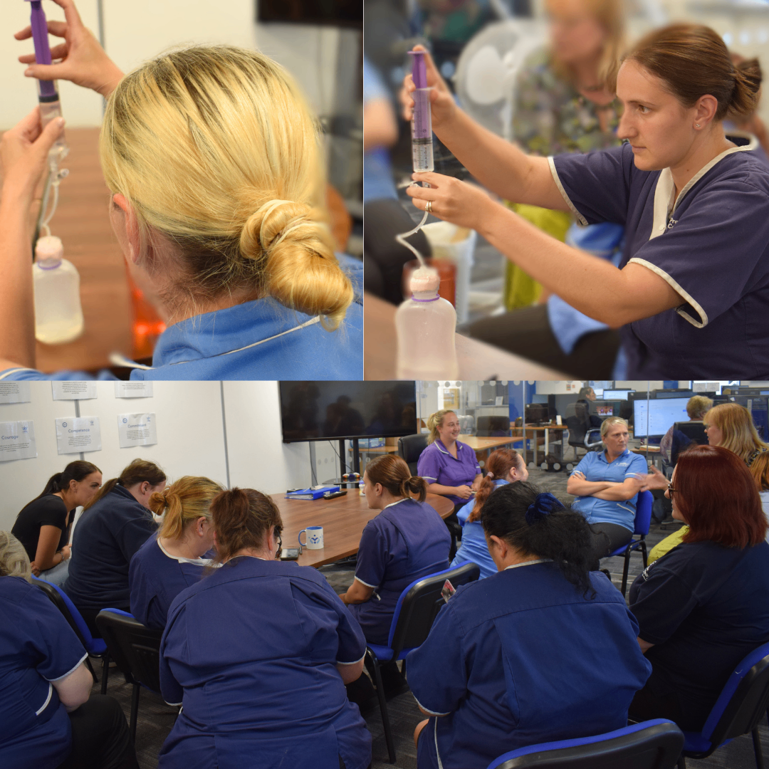 Premier Community Carers undergo PEG Training