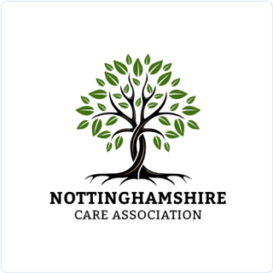 a logo of a tree representing the Nottinghamshire Care Association