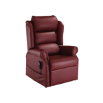 Jubilee Dual Motor - Leather Riser Recliner on a white background