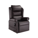 Jubilee Dual Motor - Leather Riser Recliner on a white background