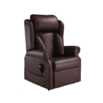 Jubilee Dual Motor - Leather Riser Recliner on a white background