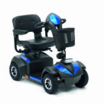 Drive Envoy 4 Blue Scooter on a white background.