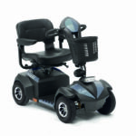 Drive Envoy 4 Grey Scooter on a white background.