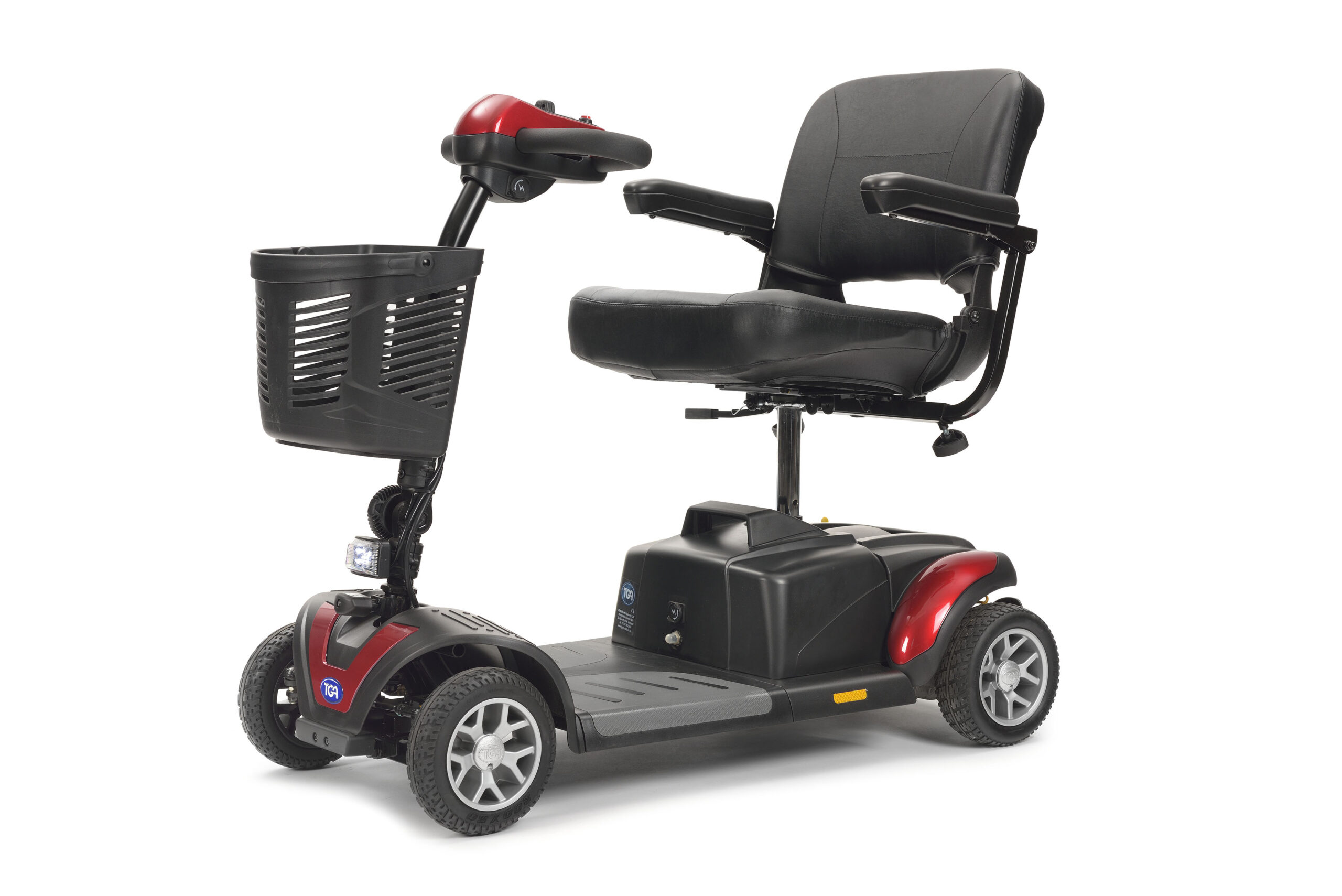 TGA Zest Mobility Scooter in red