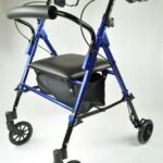 Able2 Compact Aluminium Rollator on a white background