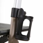 Able2 Saturn Rollator Close up on a white background.