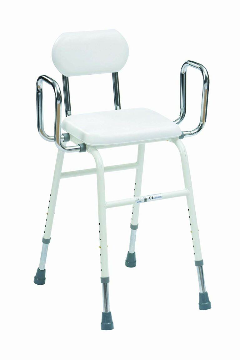 All Purpose Perching Stool with Adjustable Arms on a white background.
