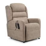 Camberley Deluxe Riser Recliner, turned slightly right to the camera on a white background.