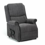 A Drive Indiana Single Motor Riser Recliner Chair tilted slightly right to the camera on a white background.