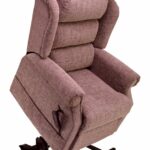 Jubilee Dual Motor Riser Recliner Chair inclined upwards on a white background.