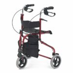 Drive Tri-Walker with Seat Red on a white background.
