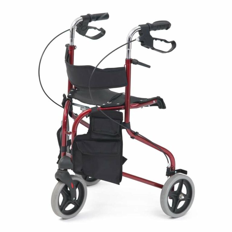 Drive Tri-Walker with Seat Red on a white background.