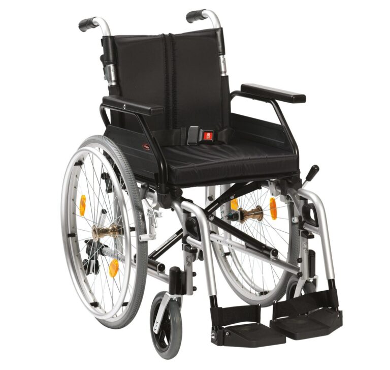 XS2 Aluminium Wheelchair Self Propel on a white background.