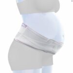 A pregnant woman wearing the Kedley Maternity Belt