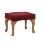 Drive Queen Anne Footstool on a white background.