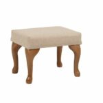 Drive Queen Anne Footstool on a white background.