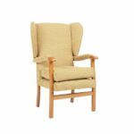 Jubilee Fireside Chair Cream on a white background.