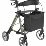 Stylus Rollator Champagne on a white background.