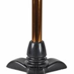 Tri Tip Ferrule on a walking stick on a white background.