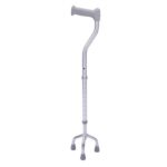 Silver Tripod Cane on a white background