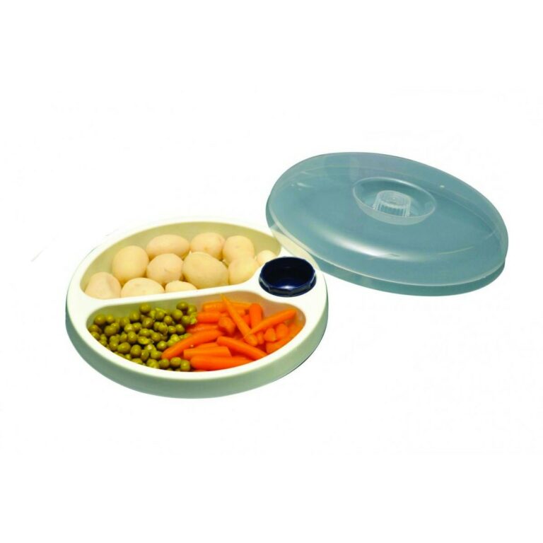 Stay Warm Feeding Dish with potatoes, carrots and peas