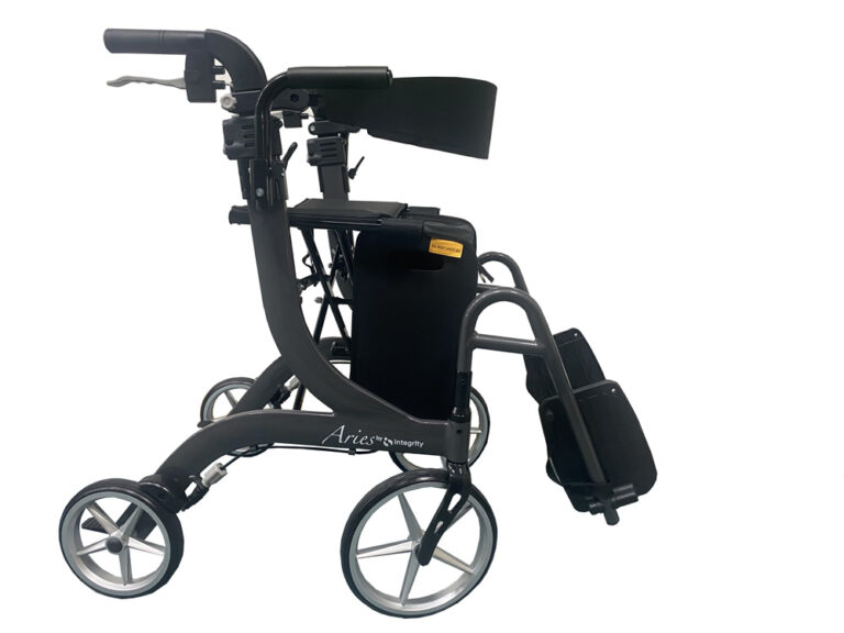 Integrity Aries Hybrid 2 in 1 Rollator on a white background.