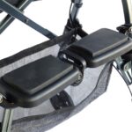 EZ Fold-N-Go Rollator Seat Close up on a white background.