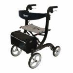 Drive Nitro Rollator Black sitting on a white background.
