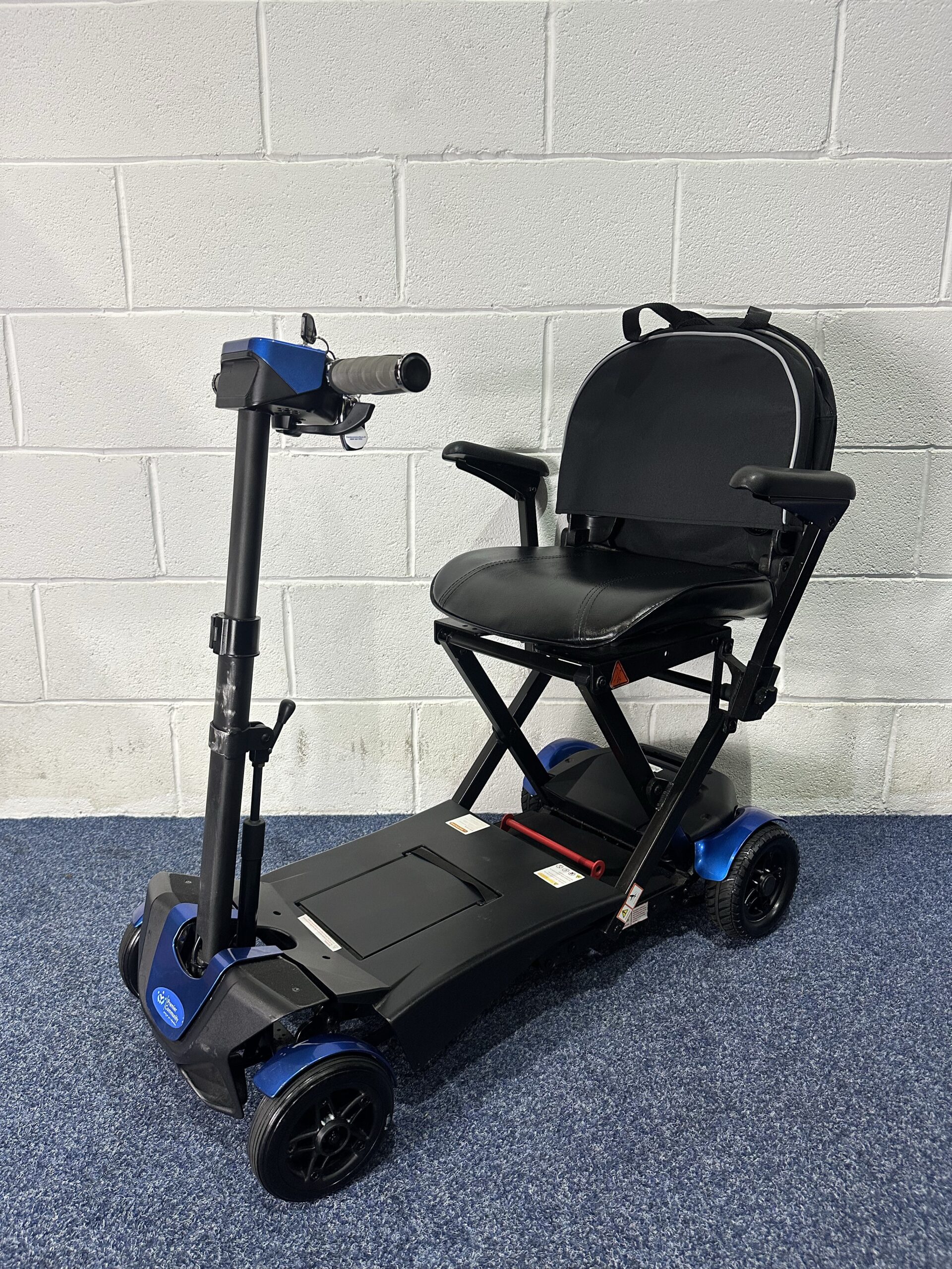 a scooter with a handle