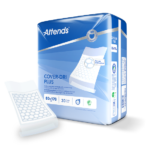 a package of pads and a package of pads
