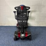 a black and red electric scooter