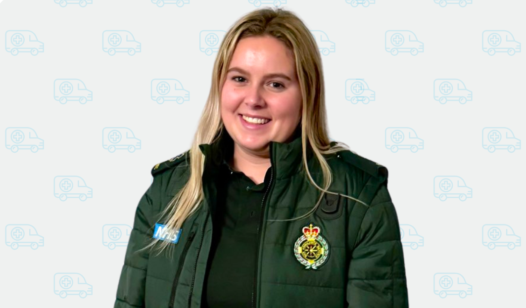 Charly W in paramedic uniform