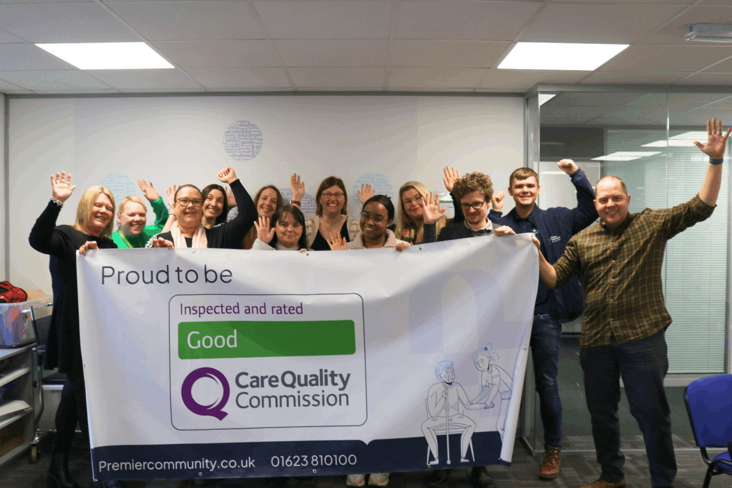 Premier Community's Nottinghamshire Branch Celebrates its Improvement to 'Good' CQC Rating