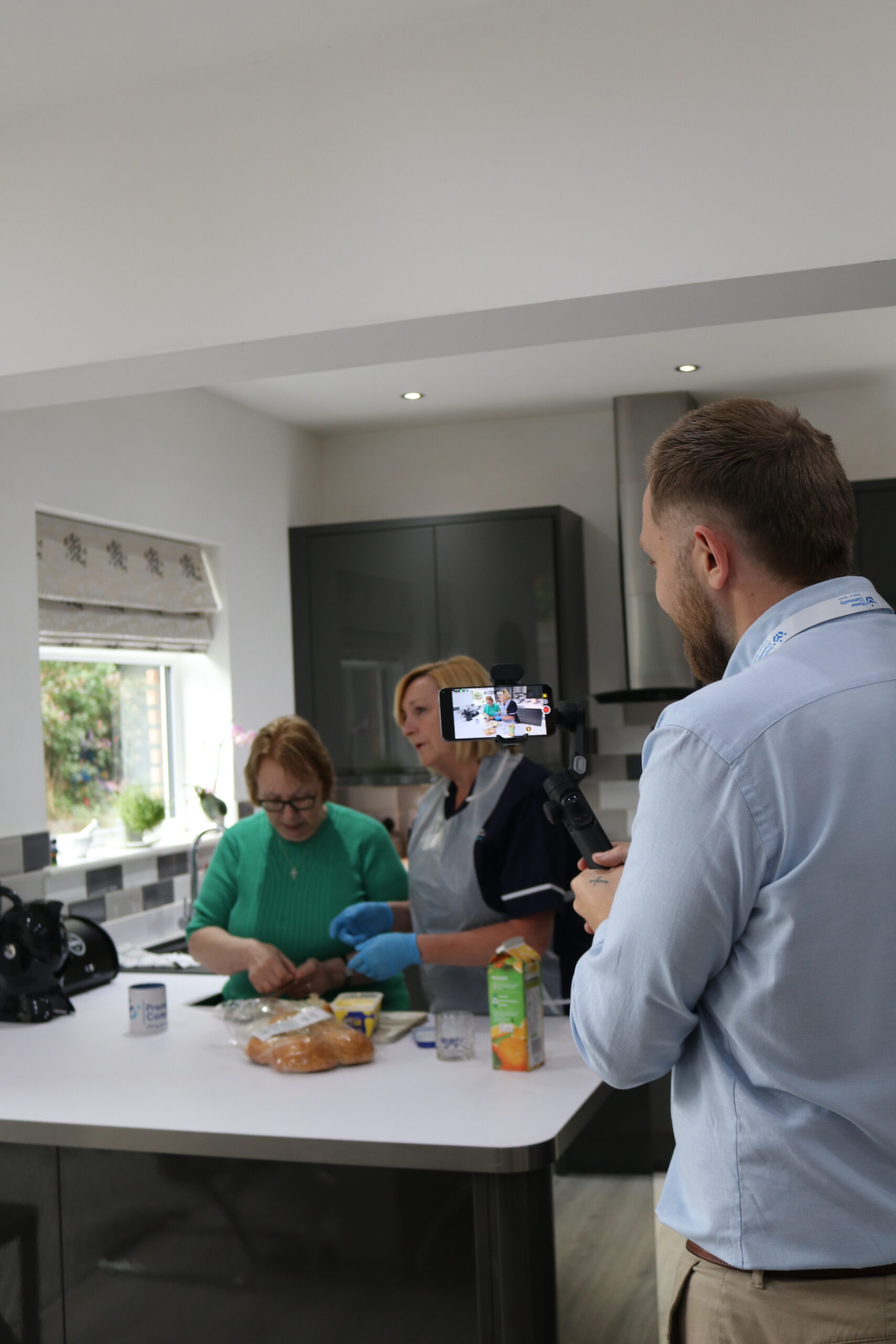 Behind the scenes