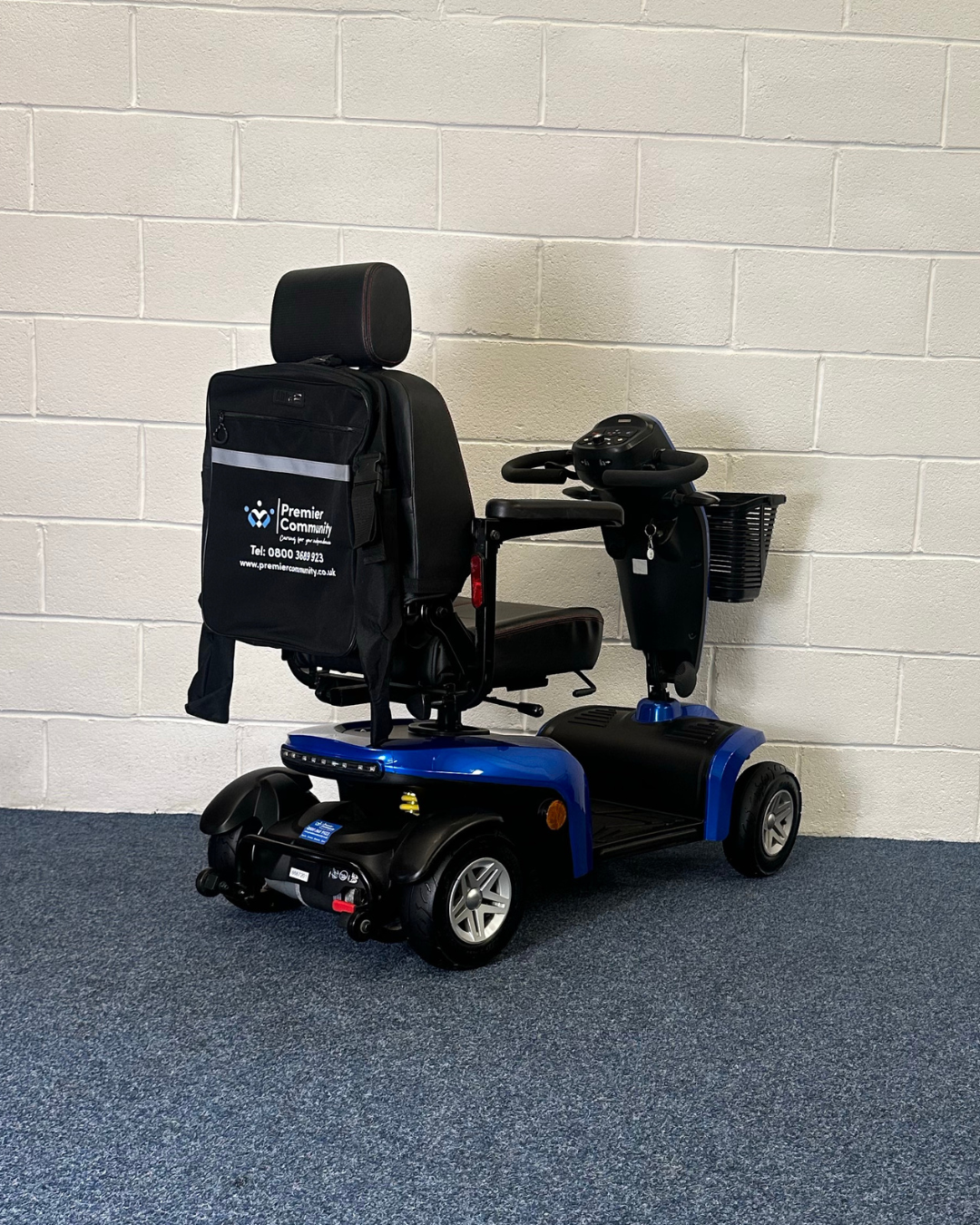 Approved Used Kymco Komfy 8 in blue with basket