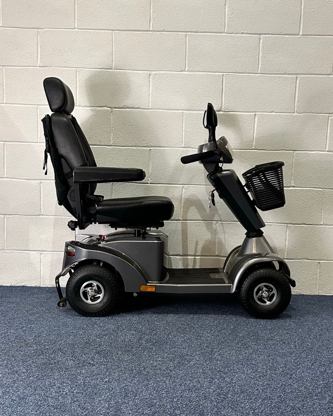 Approved Used Sunrise Medical Sterling s425 silver with basket and mirrors
