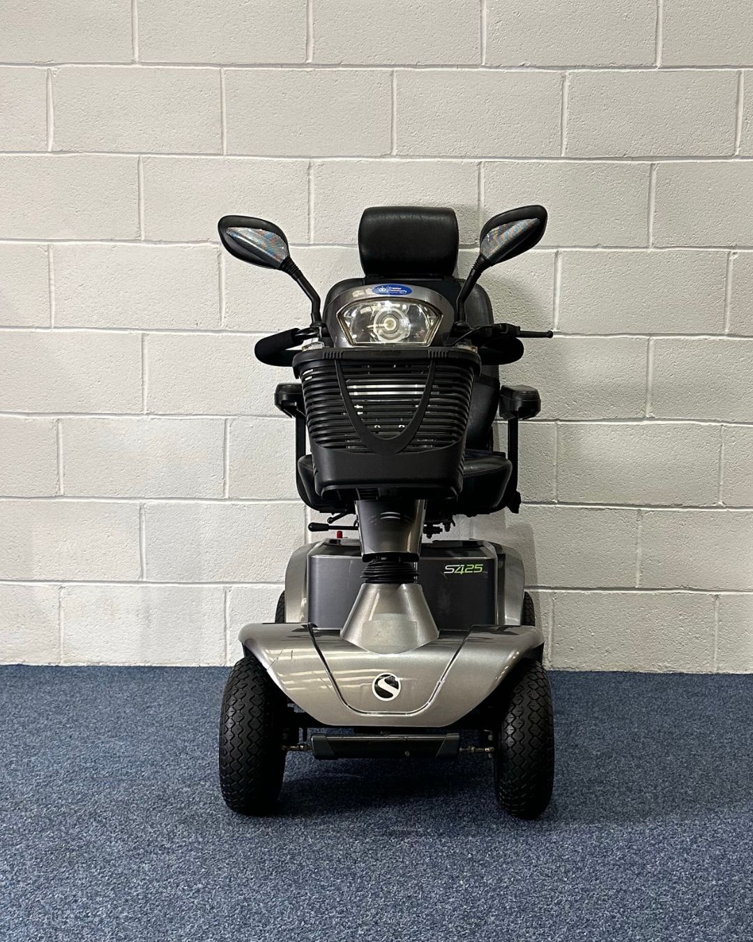 Approved Used Sunrise Medical Sterling s425 silver with basket and mirrors