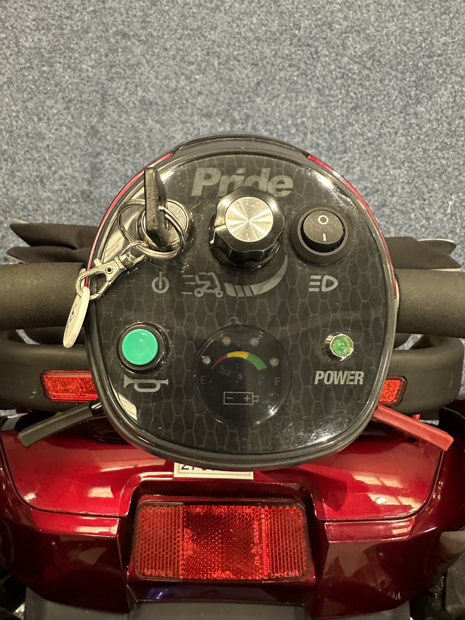 Approved Used Pride Quest, folding scooter in red