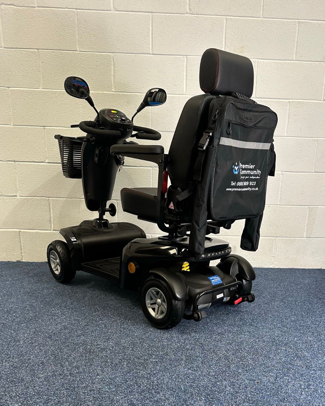 Approved Used Kymco Komfy 8 in black with basket and 2 mirrors