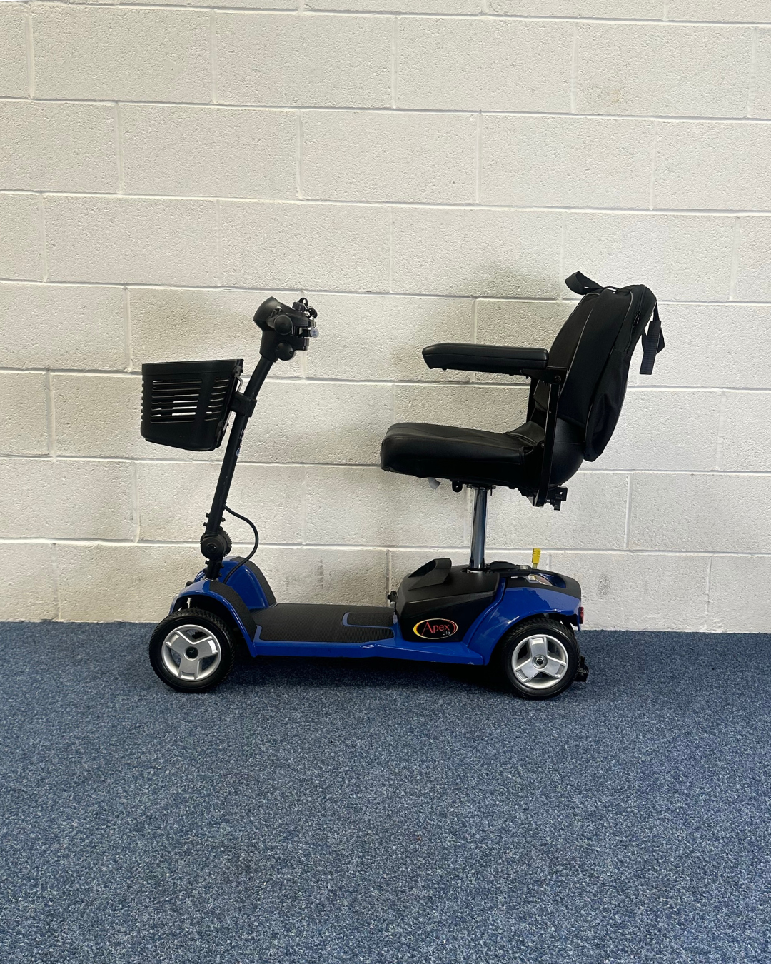 Approved Used Pride Apex Lite in blue with basket