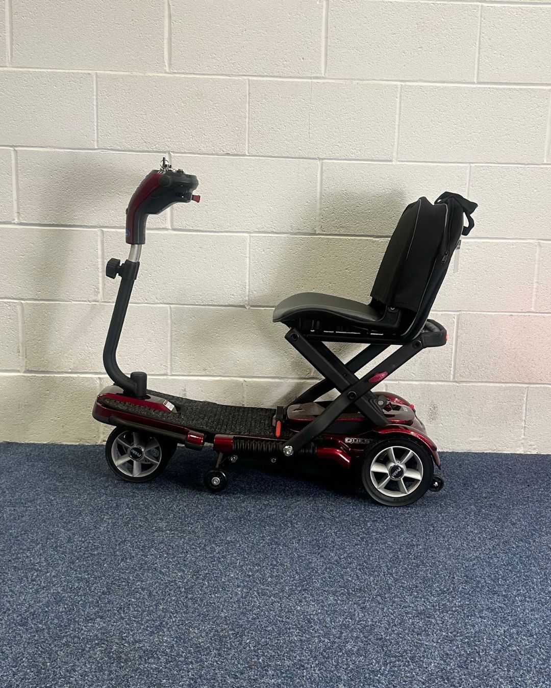 Approved Used Pride Quest, folding scooter in red