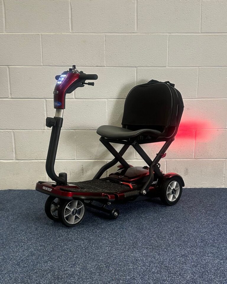 Approved Used Pride Quest, folding scooter in red