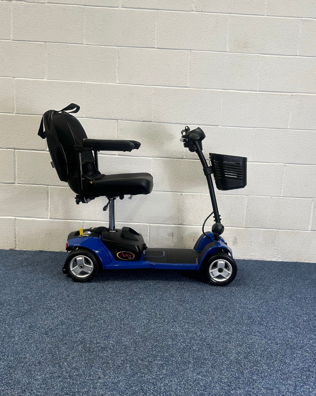 Approved Used Pride Apex Lite in blue with basket