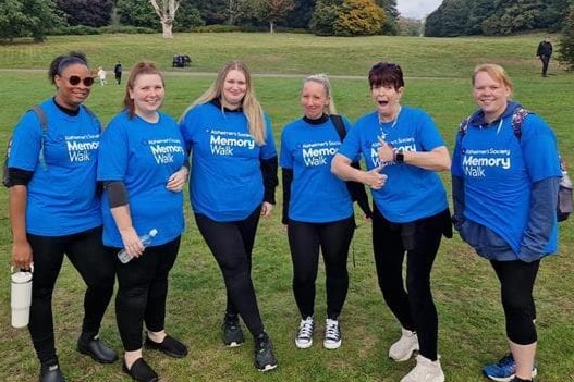 Team Premier at Alzheimer's society memory walk
