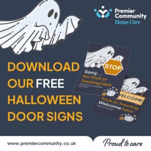 Free Halloween door signs available online