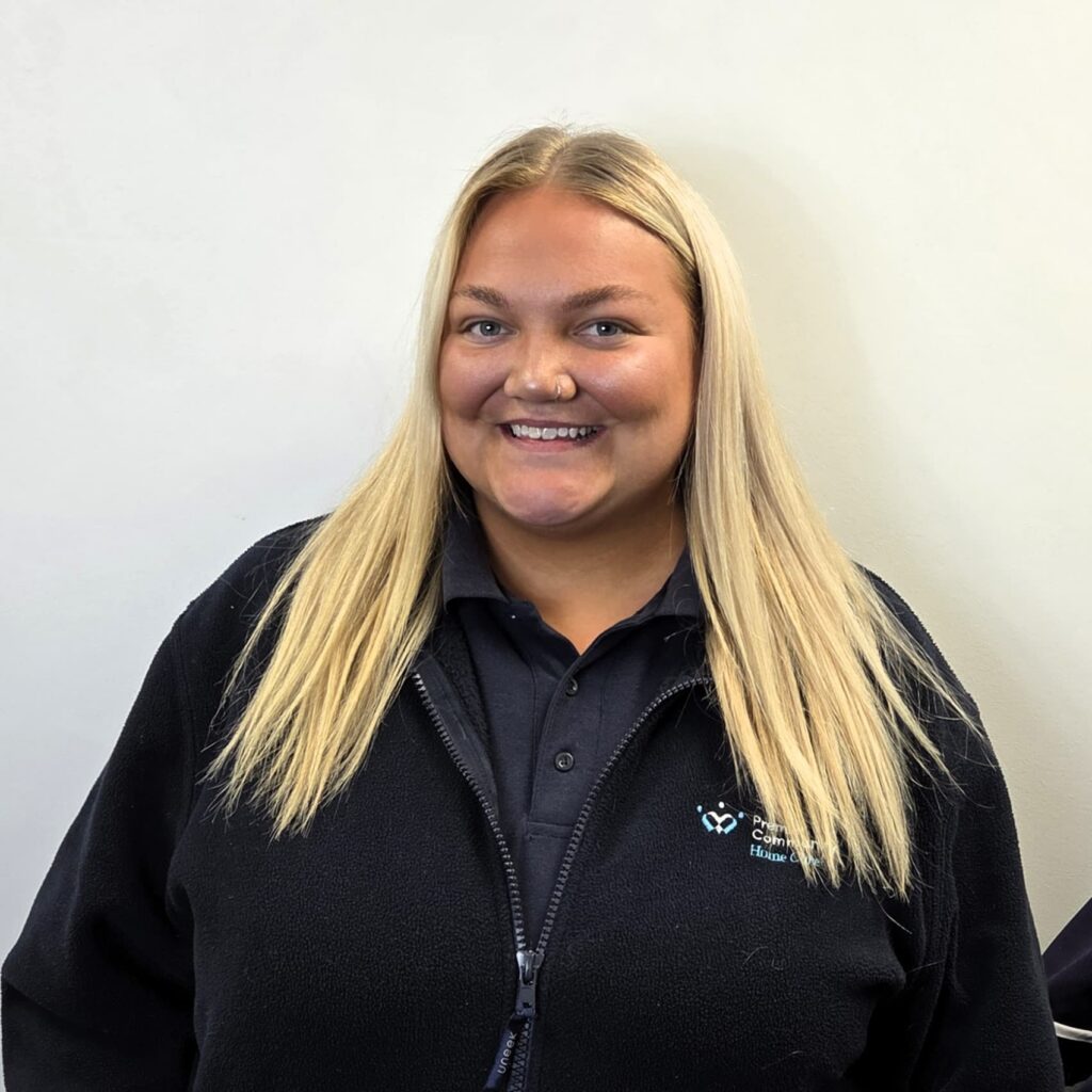 Katie Birch - Care Co-Ordinator for Premier Community Home Care in North Derbyshire