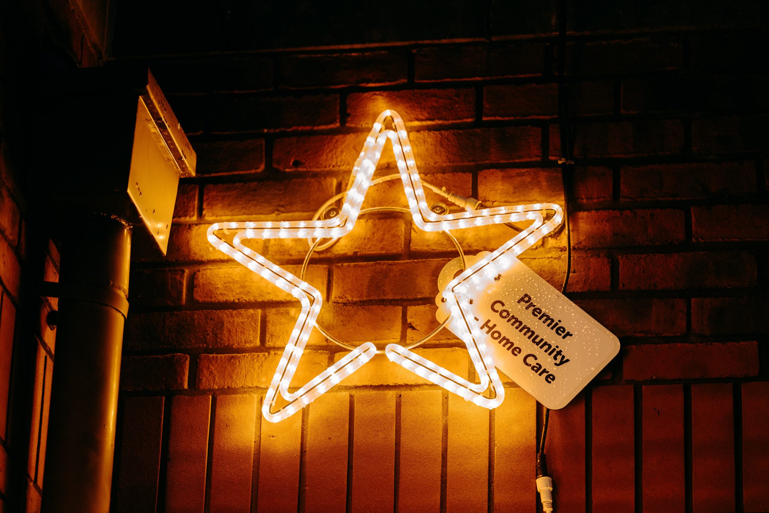 Ashgate Hospice Star on wall