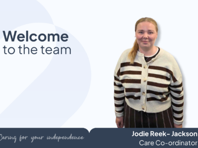 Meet Jodie Reek-Jackson, Care Co-ordinator 