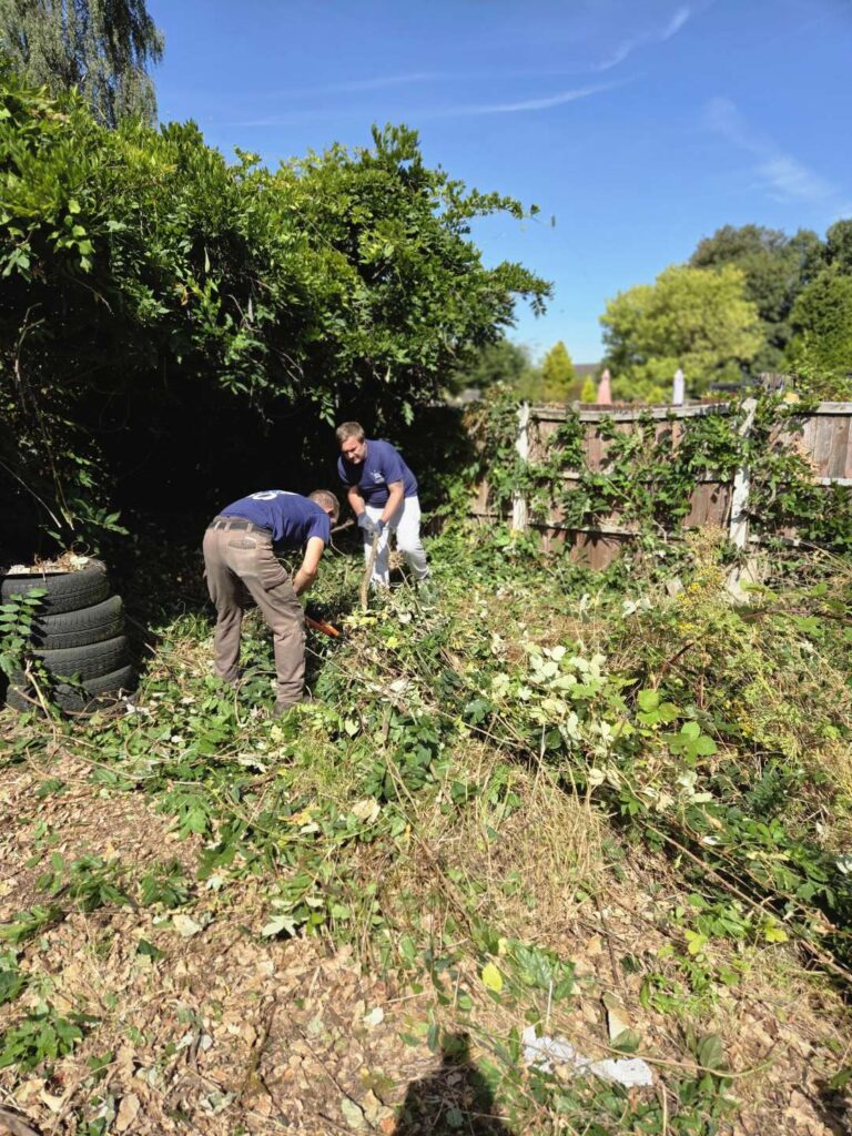 Act 11 of 30: Premier Community Volunteers Transform Overgrown Garden in Hucknall